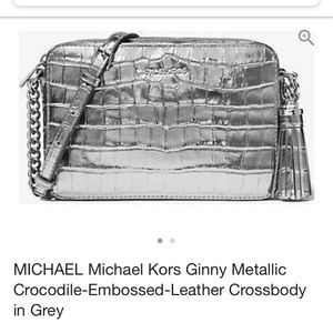 *still available in MK store* Metallic Crossbody
